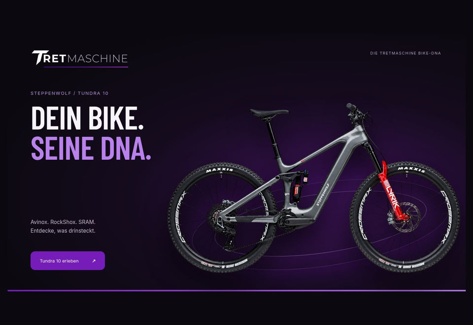 Steppenwolf Tundra 10: Dein Bike. Seine DNA. In der Tretmaschine.