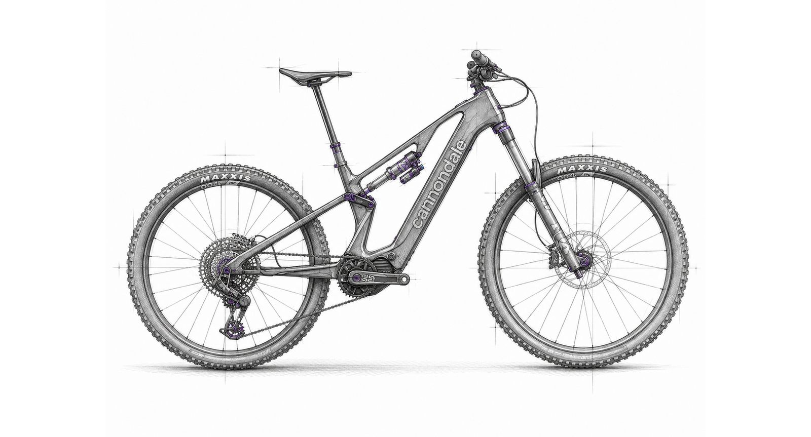 Tretmaschine Skizze E-MTB Fully – Cannondale Moterra SL 1 2026