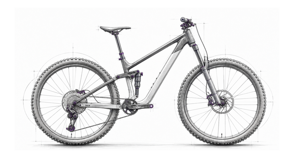 Tretmaschine Skizze Fahrräder – Raymon Yara LT Ultra 2027