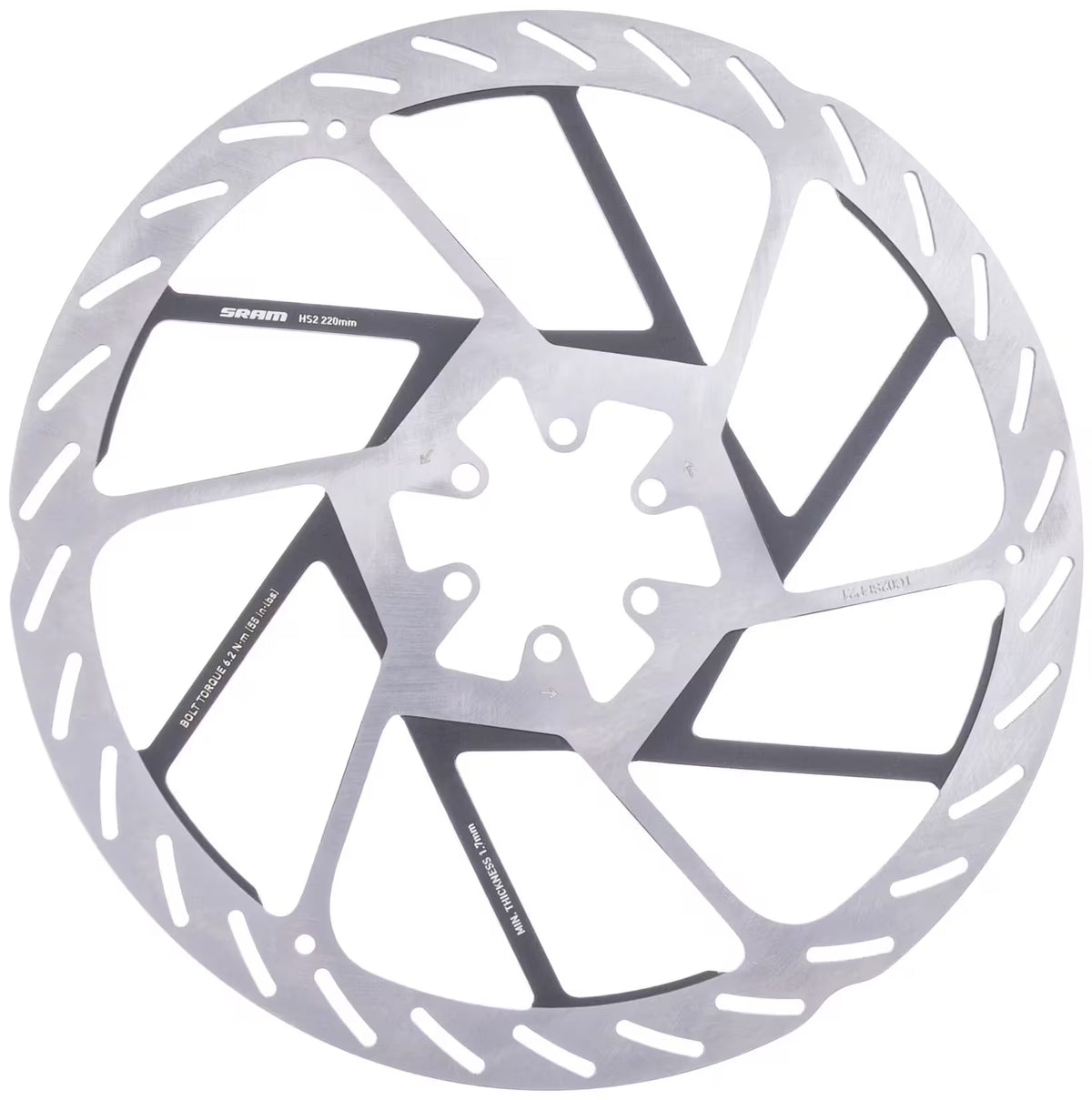 SRAM HS2 220 mm – 6-Loch – 2,0 mm