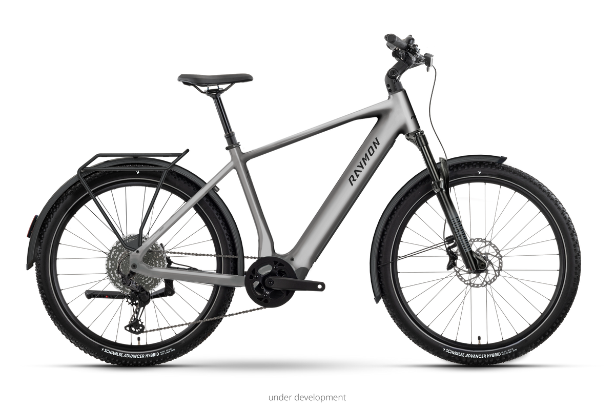 Raymon – Varno Ultimate Diamant – titansilver – 2027 · Herstellerabbildung © R Raymon Bicycles GmbH