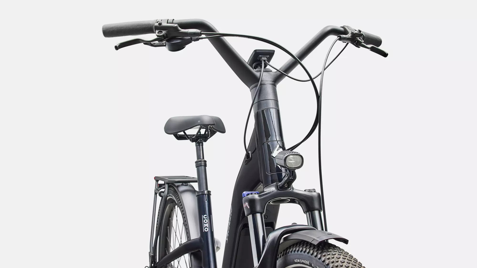 Specialized Turbo Como 4.0 2027 in Gloss Metallic Dark Navy – Steuerrohr