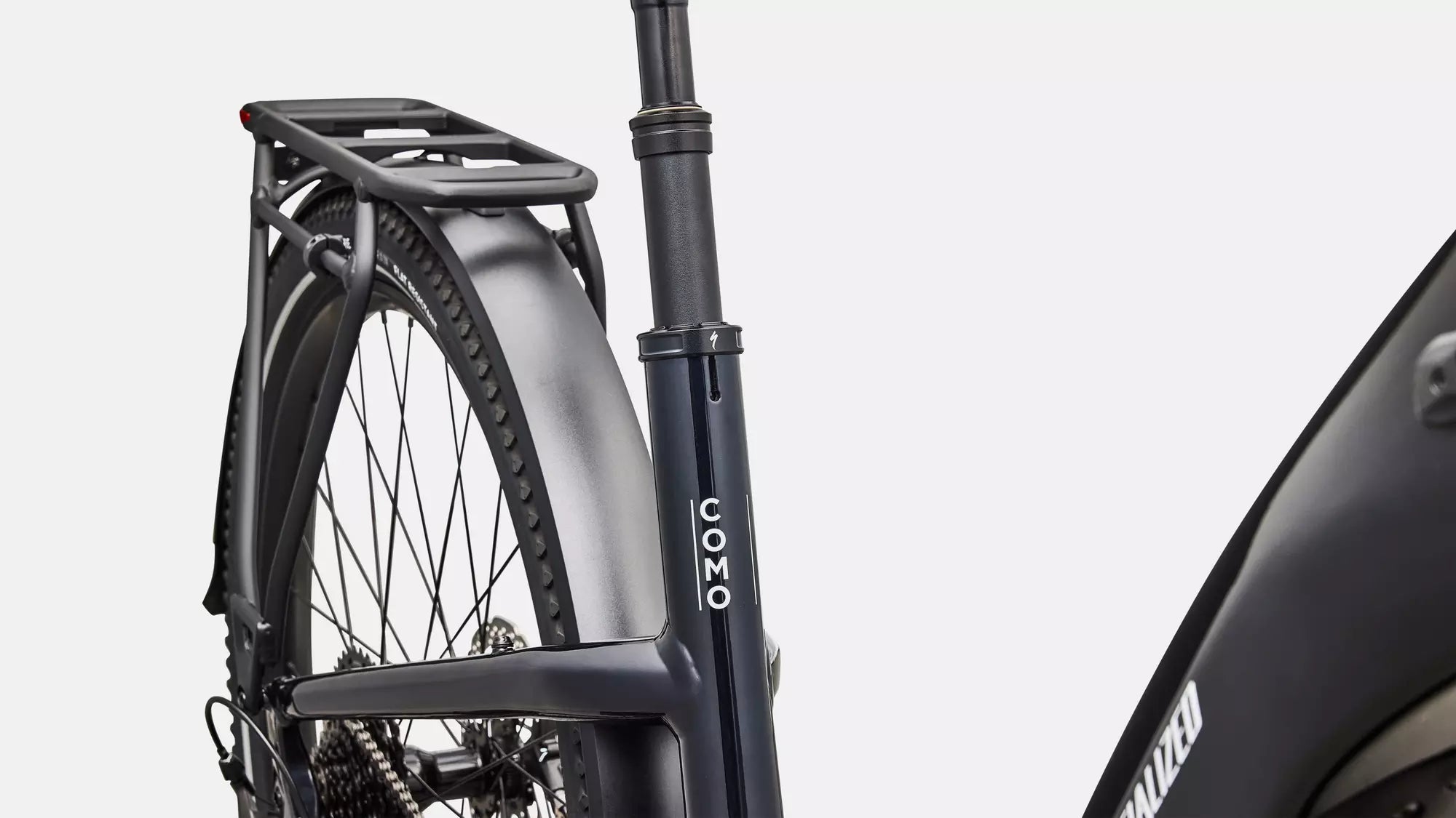 Specialized Turbo Como 4.0 2027 in Gloss Metallic Dark Navy – Rahmendetail