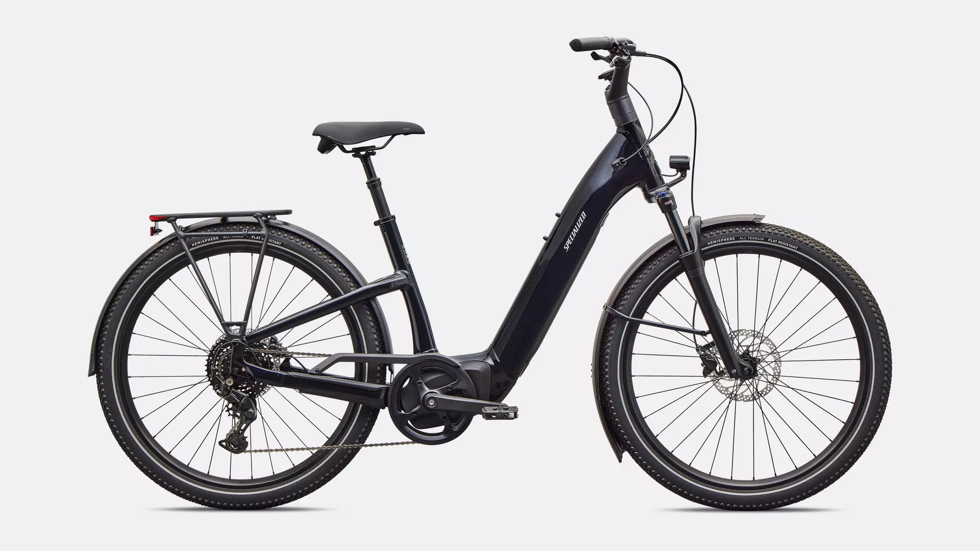 Specialized Turbo Como 4.0 2027 in Gloss Metallic Dark Navy – Seitenansicht