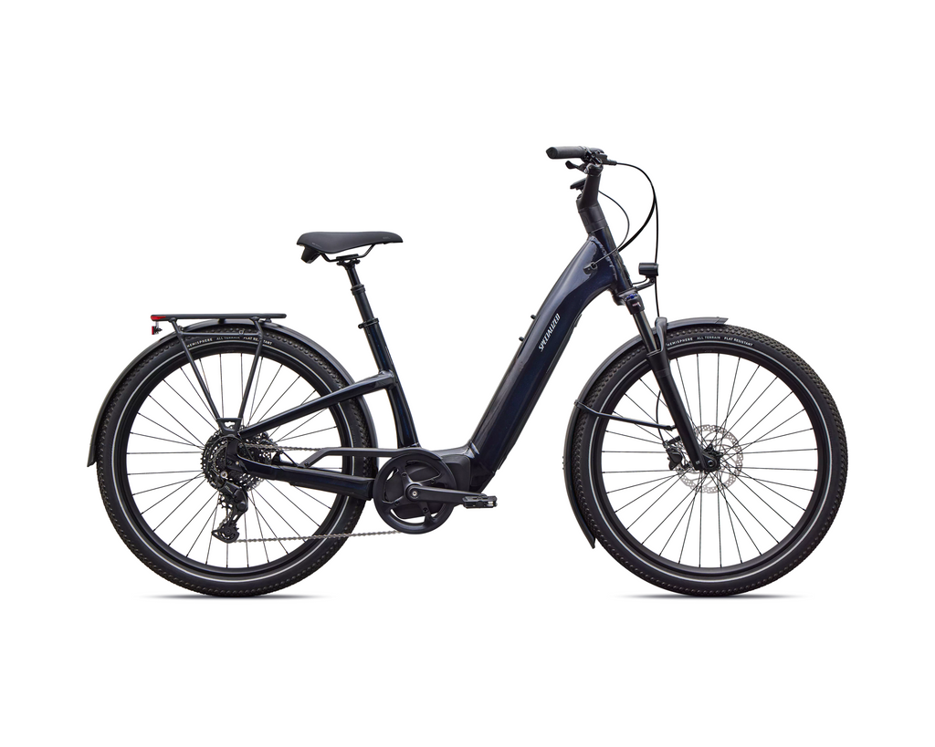 Specialized Turbo Como 4.0 2027 - Gloss Metallic Dark Navy / Satin Silver Reflective – Seitenansicht