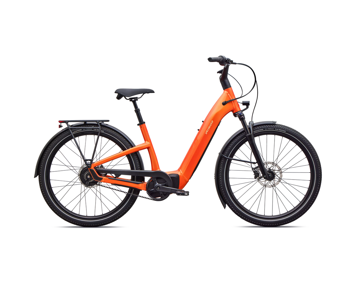 Specialized Turbo Como 4.0 IGH 2027 - Gloss Tangerine / Sunset Yellow – Seitenansicht