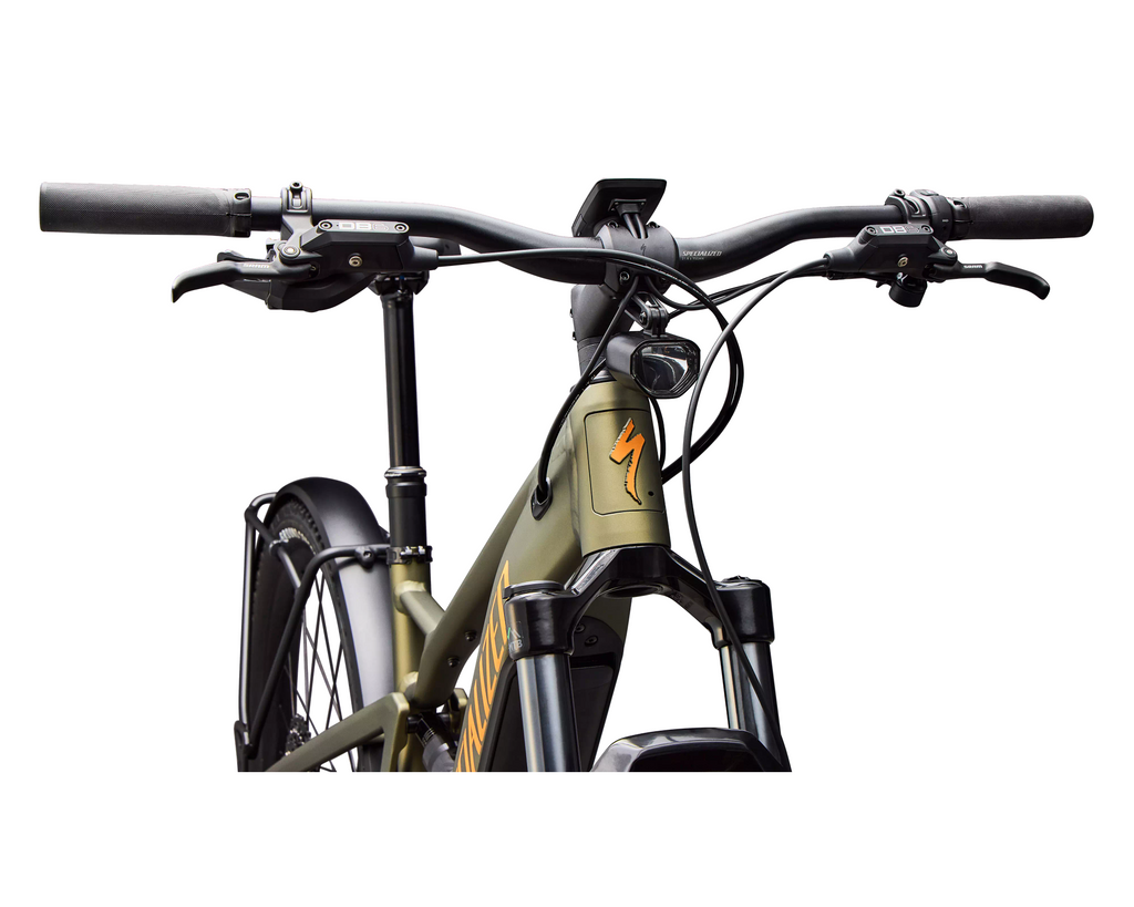 Specialized Turbo Tero X 5.0 2026 - Satin Laurel Green Metallic / Orange Zest – Herstelleransicht 5
