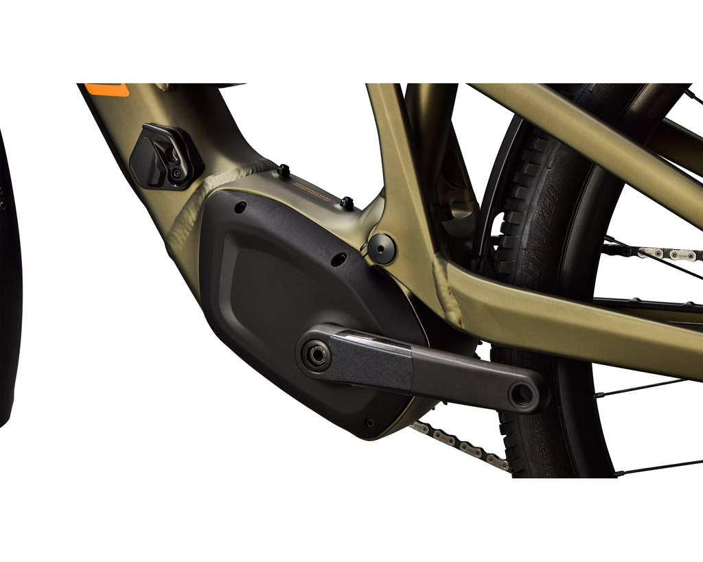 Specialized Turbo Tero X 5.0 2026 - Satin Laurel Green Metallic / Orange Zest – Herstelleransicht 7