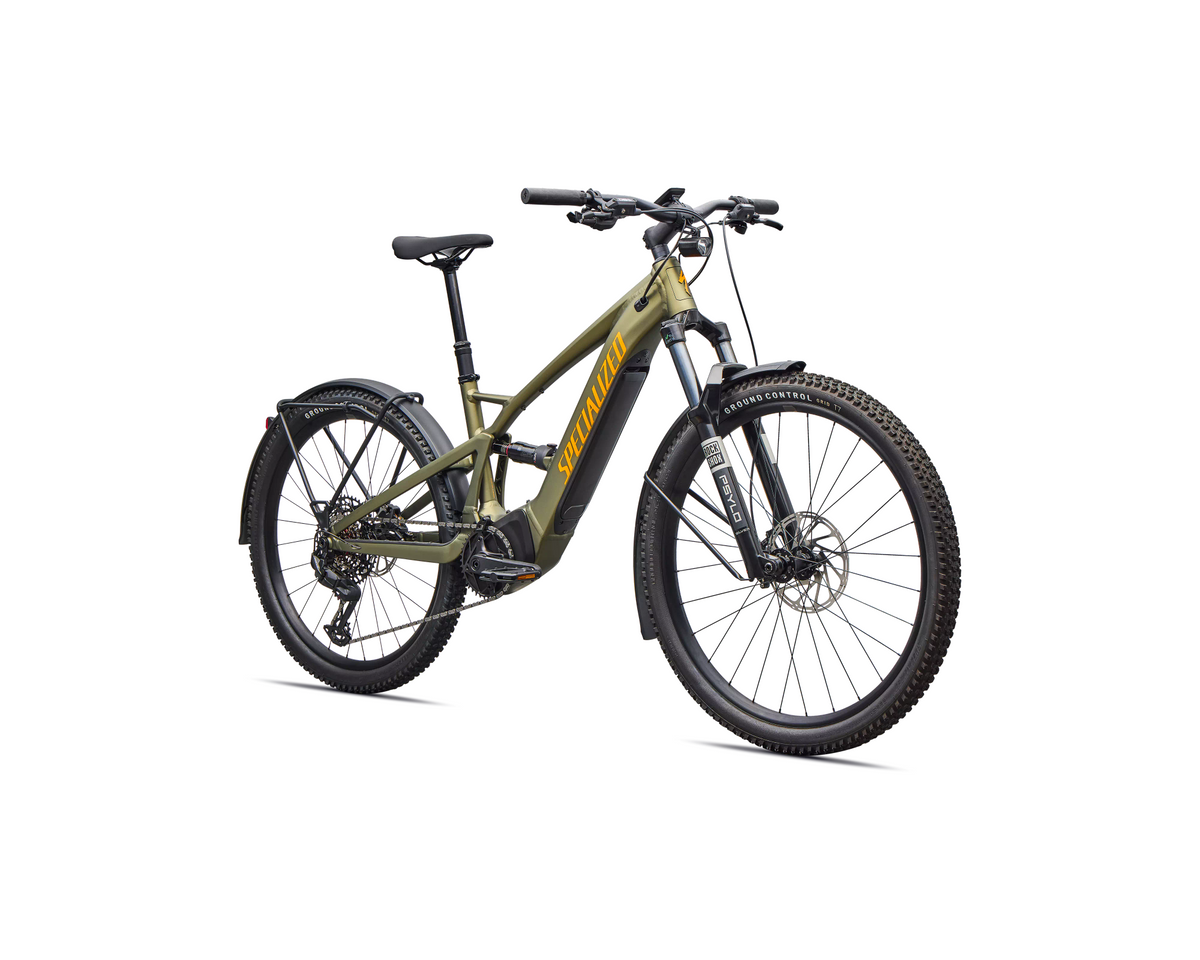 Specialized Turbo Tero X 5.0 2026 - Satin Laurel Green Metallic / Orange Zest – Herstelleransicht 2