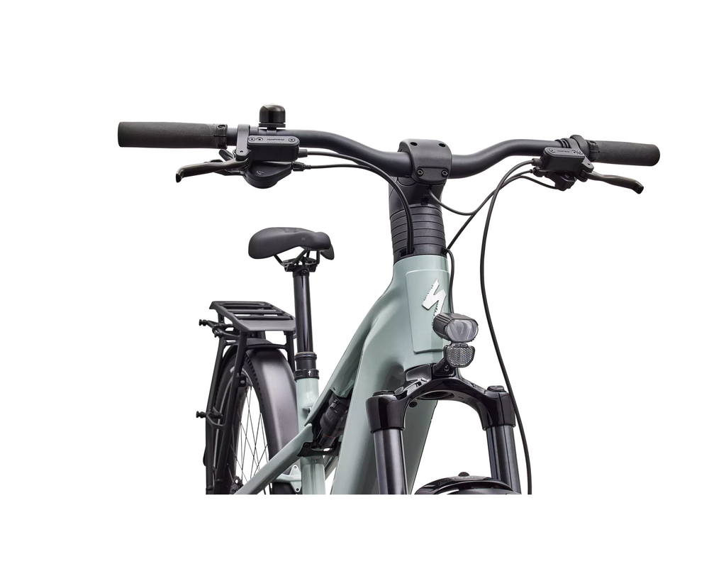 Specialized Turbo Vado 3 X 4.0 2027 - Gloss Agave Grey / Oak Green Metallic / Brushed Chrome Decal – Herstelleransicht 5