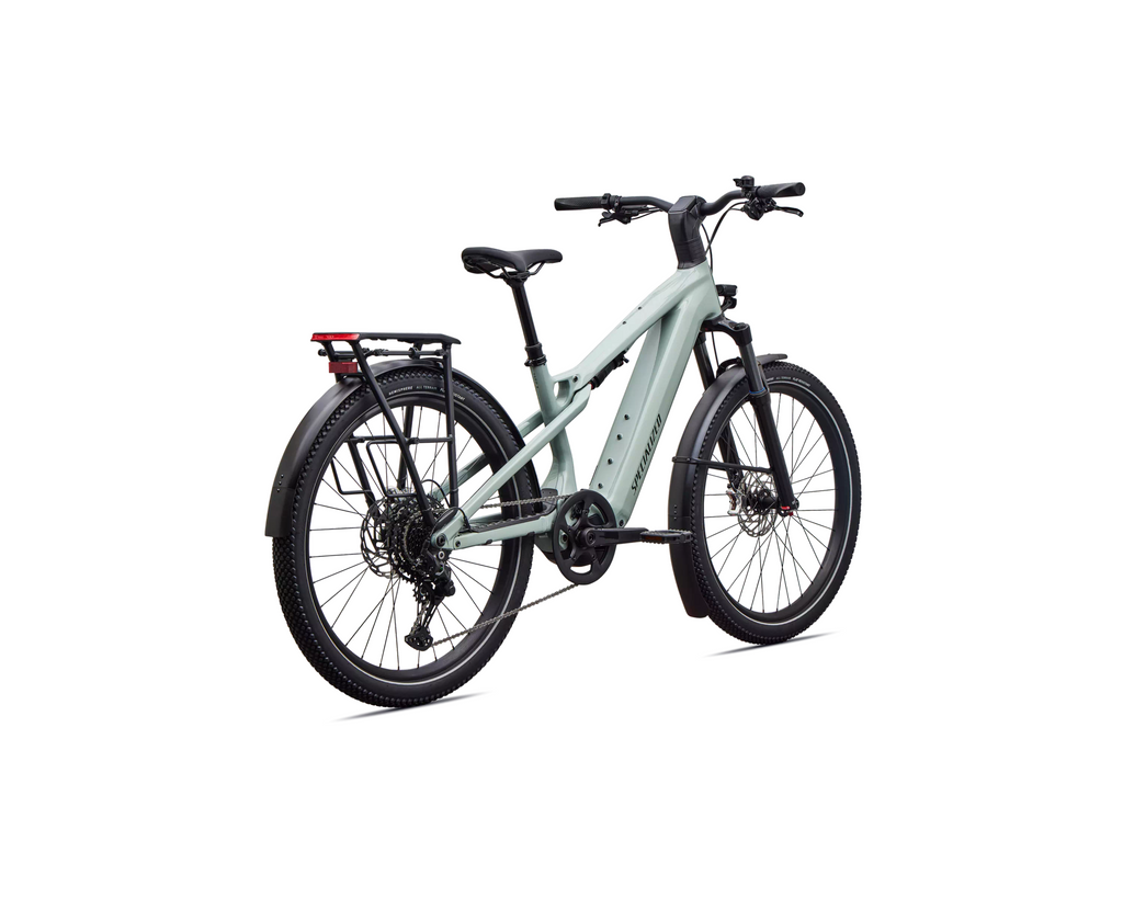 Specialized Turbo Vado 3 X 4.0 2027 - Gloss Agave Grey / Oak Green Metallic / Brushed Chrome Decal – Herstelleransicht 3