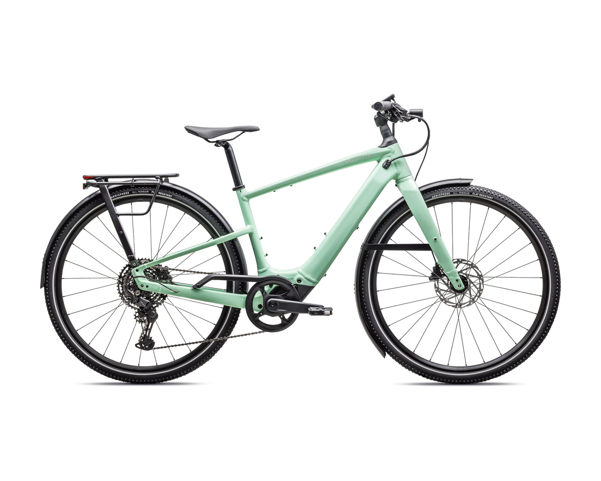Specialized Turbo Vado SL 2 4.0 EQ 2026 - Gloss Oasis / Dune White Frost – Seitenansicht
