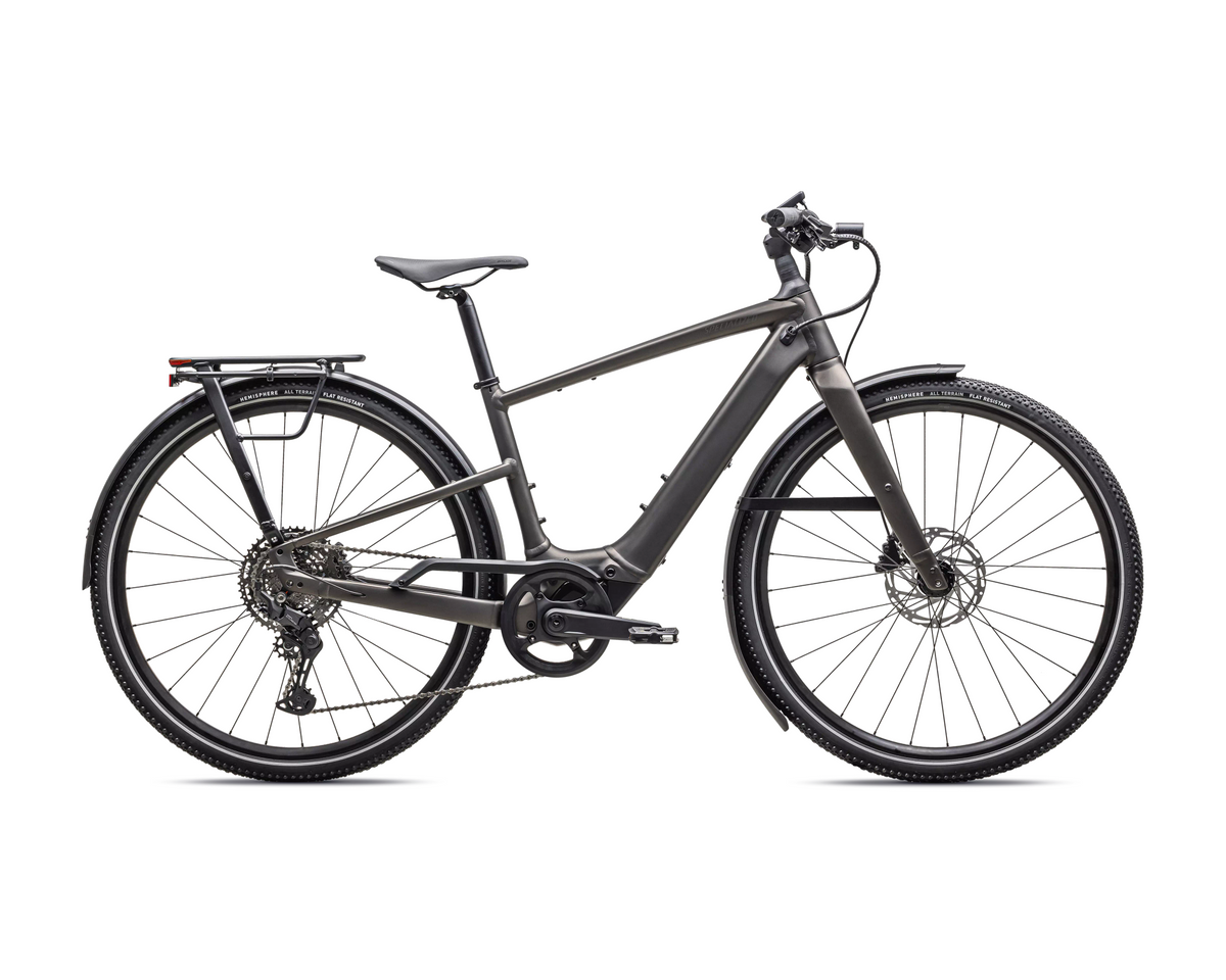 Specialized Turbo Vado SL 2 4.0 EQ 2026 - Satin Gunmetal / Smoke Frost – Seitenansicht