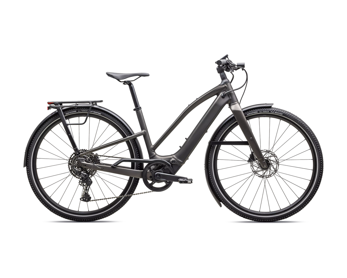 Specialized Turbo Vado SL 2 4.0 Step-Through EQ 2026 - Satin Gunmetal / Smoke Frost – Seitenansicht