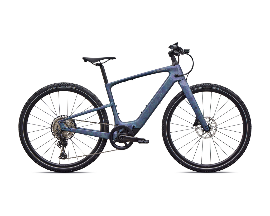 Specialized Turbo Vado SL 2 6.0 Carbon 2027 - Satin Grey Blue / Desert Metallic – Seitenansicht