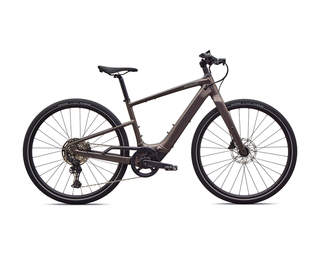 Specialized Turbo Vado SL 2 4.0 2027 - Satin Gun Metal / Agave Grey Frost Reflective – Seitenansicht