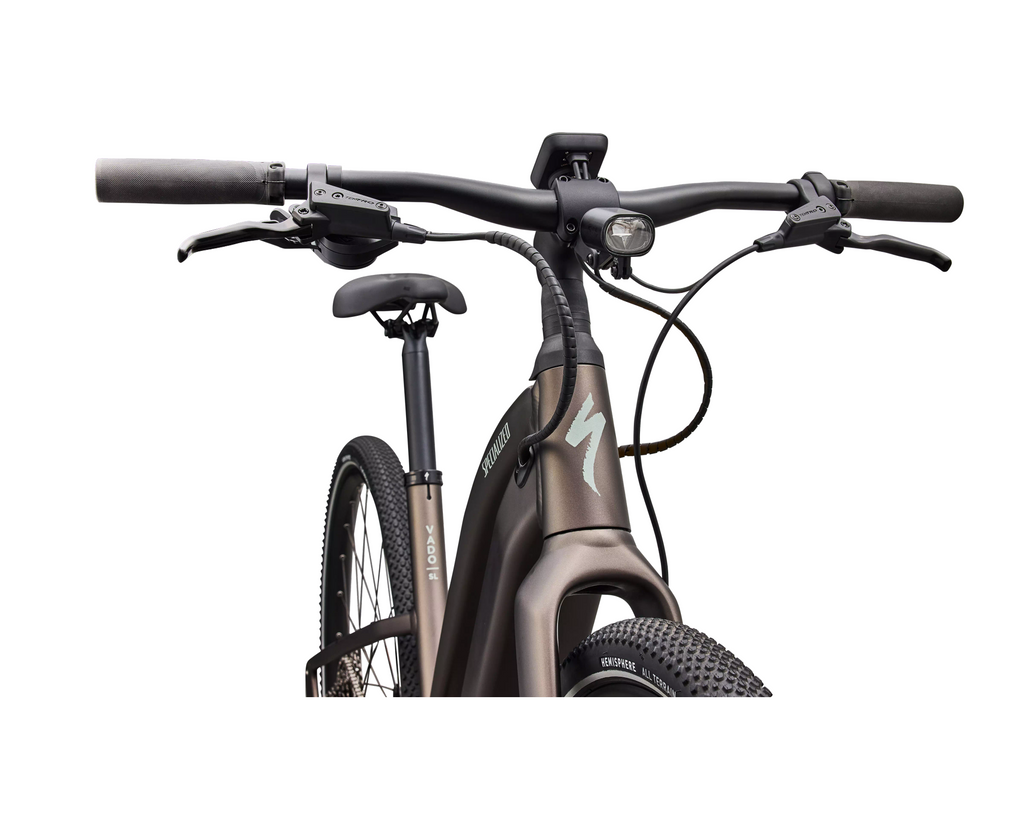 Specialized Turbo Vado SL 2 4.0 Step-Through 2027 - Satin Gun Metal / Agave Grey Frost Reflective – Herstelleransicht 5