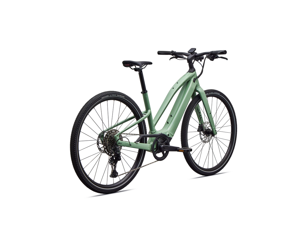 Specialized Turbo Vado SL 2 4.0 Step-Through 2027 - Gloss Pistachio / Oak Green Metallic Frost Reflective – Herstelleransicht 3