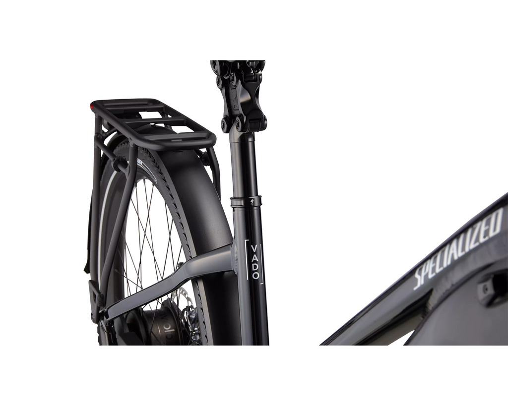 Specialized Turbo Vado 2 5.0 IGH Step-Through 2026 - Gloss Castblack / Satin Silver Reflective – Herstelleransicht 6