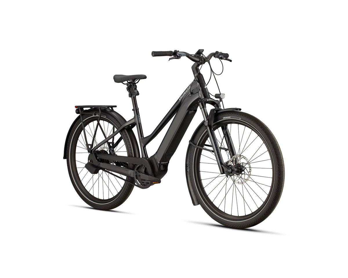 Specialized Turbo Vado 2 5.0 IGH Step-Through 2026 - Gloss Castblack / Satin Silver Reflective – Herstelleransicht 2