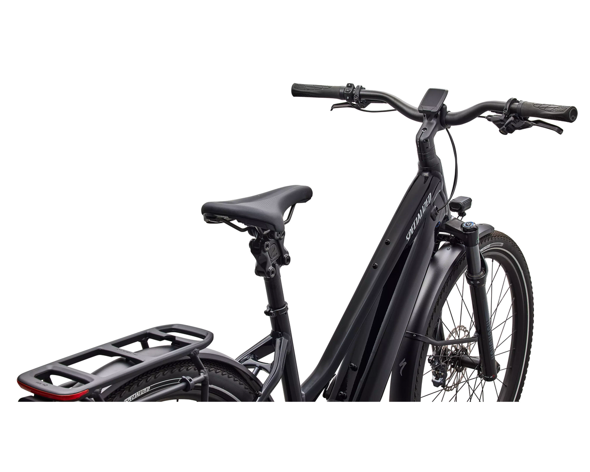 Specialized Turbo Vado 5.0 Step-Through 2026 - Gloss Castblack / Satin Silver Reflective – Herstelleransicht 4