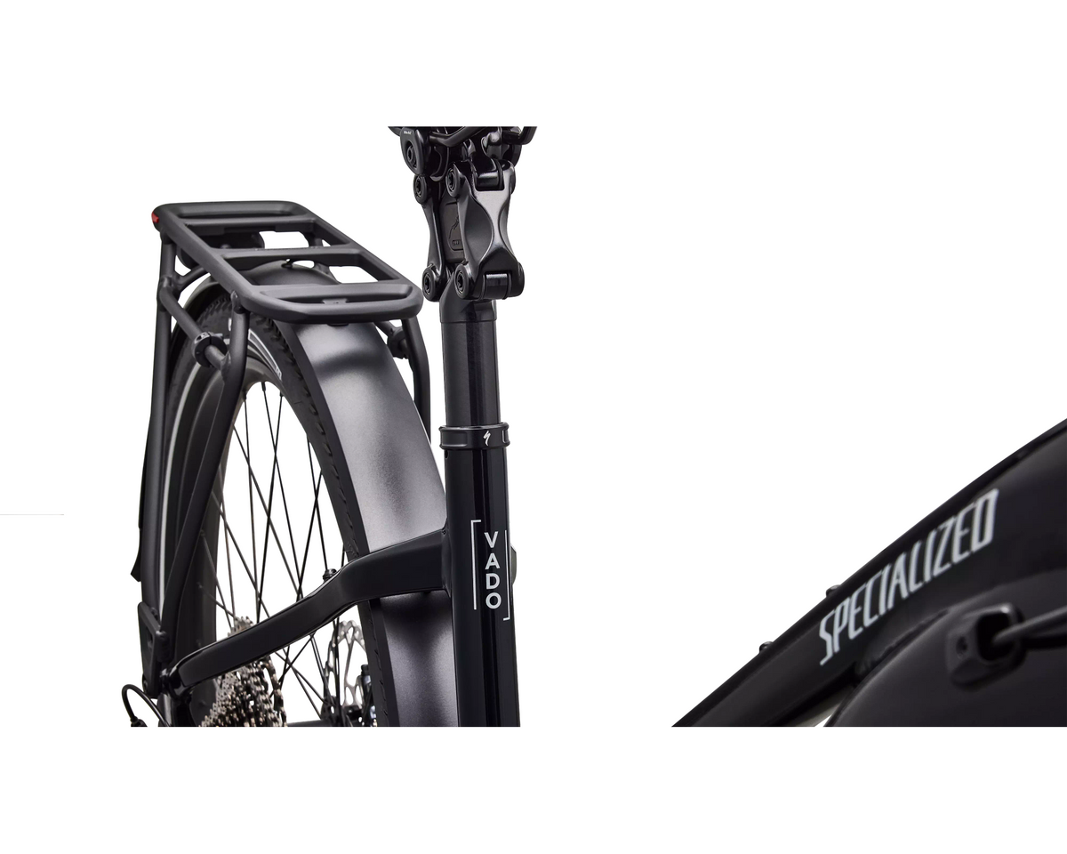 Specialized Turbo Vado 5.0 Step-Through 2026 - Gloss Castblack / Satin Silver Reflective – Herstelleransicht 6