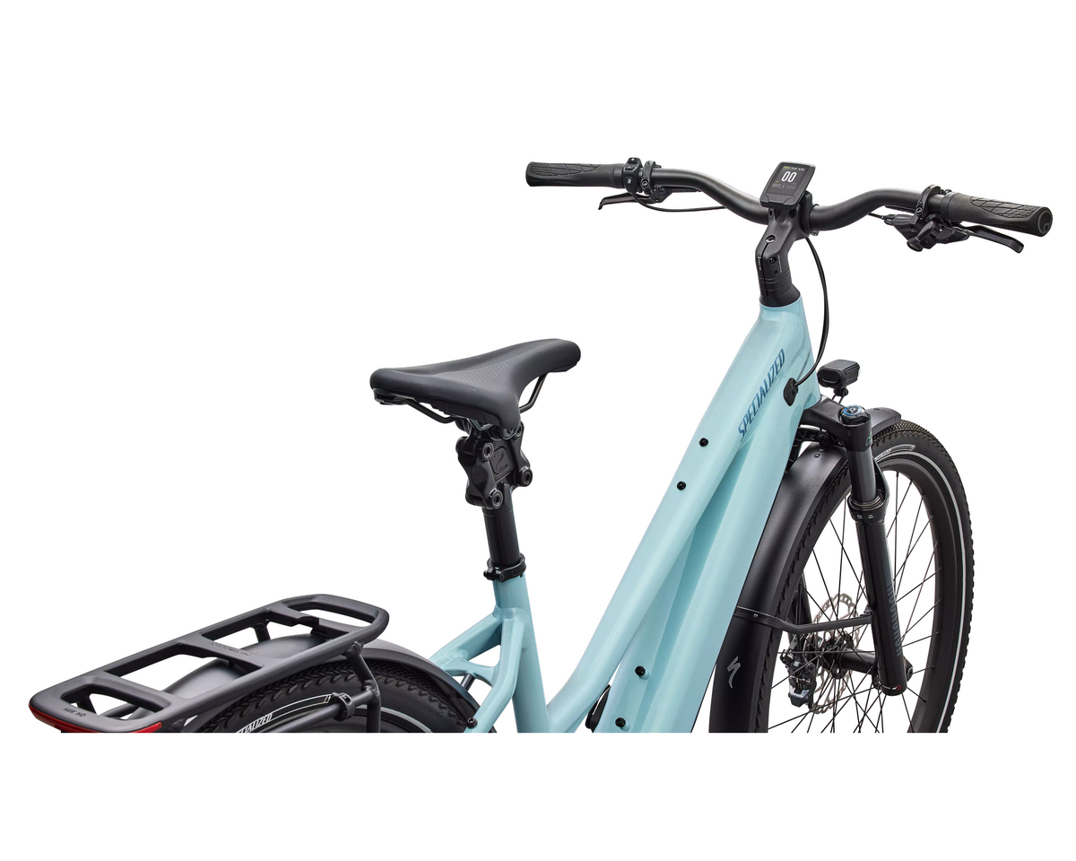 Specialized Turbo Vado 5.0 Step-Through 2026 - Gloss Seafoam / 25% Lapis Pearl / Glacial Metallic – Herstelleransicht 4