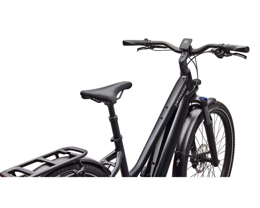 Specialized Turbo Vado 2 4.0 Step-Through 2026 - Gloss Castblack / Satin Silver Reflective – Herstelleransicht 4