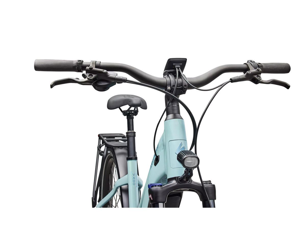 Specialized Turbo Vado 2 4.0 Step-Through 2026 - Gloss Seafoam / 25% Lapis Pearl / Glacial Metallic – Herstelleransicht 5