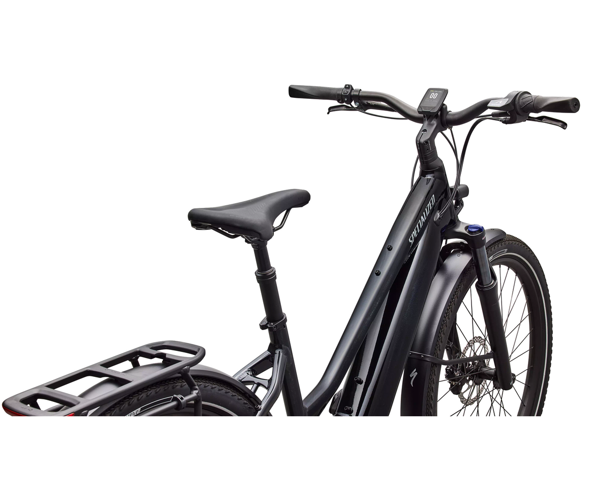 Specialized Turbo Vado 2 4.0 IGH Step-Through 2026 - Gloss Castblack / Satin Silver Reflective – Herstelleransicht 4