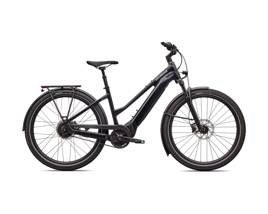 Specialized Turbo Vado 2 4.0 IGH Step-Through 2026 - Gloss Castblack / Satin Silver Reflective – Seitenansicht
