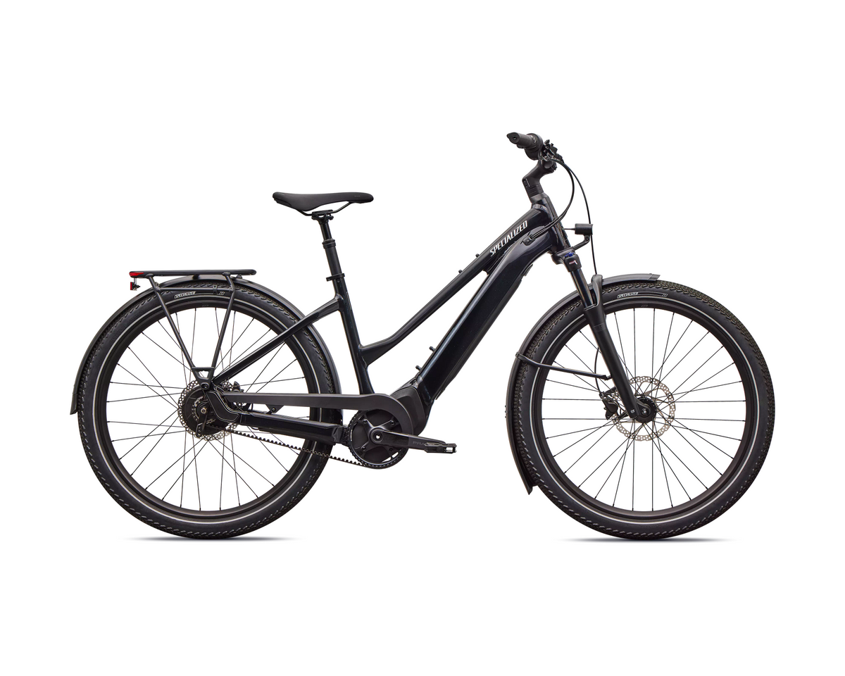 Specialized Turbo Vado 2 4.0 IGH Step-Through 2026 - Gloss Castblack / Satin Silver Reflective – Seitenansicht