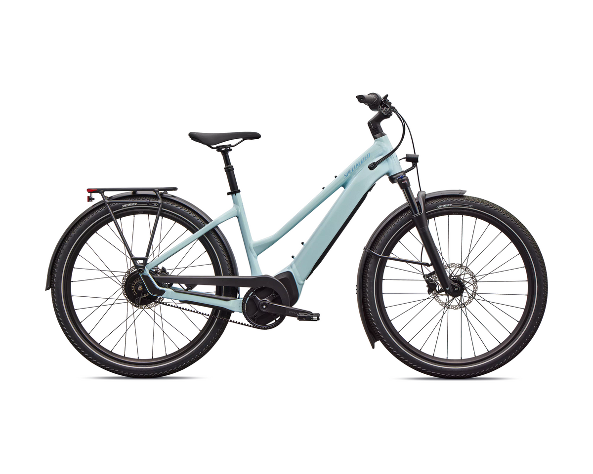 Specialized Turbo Vado 2 4.0 IGH Step-Through 2026 - Gloss Seafoam / 25% Lapis Pearl / Glacial Metallic – Seitenansicht