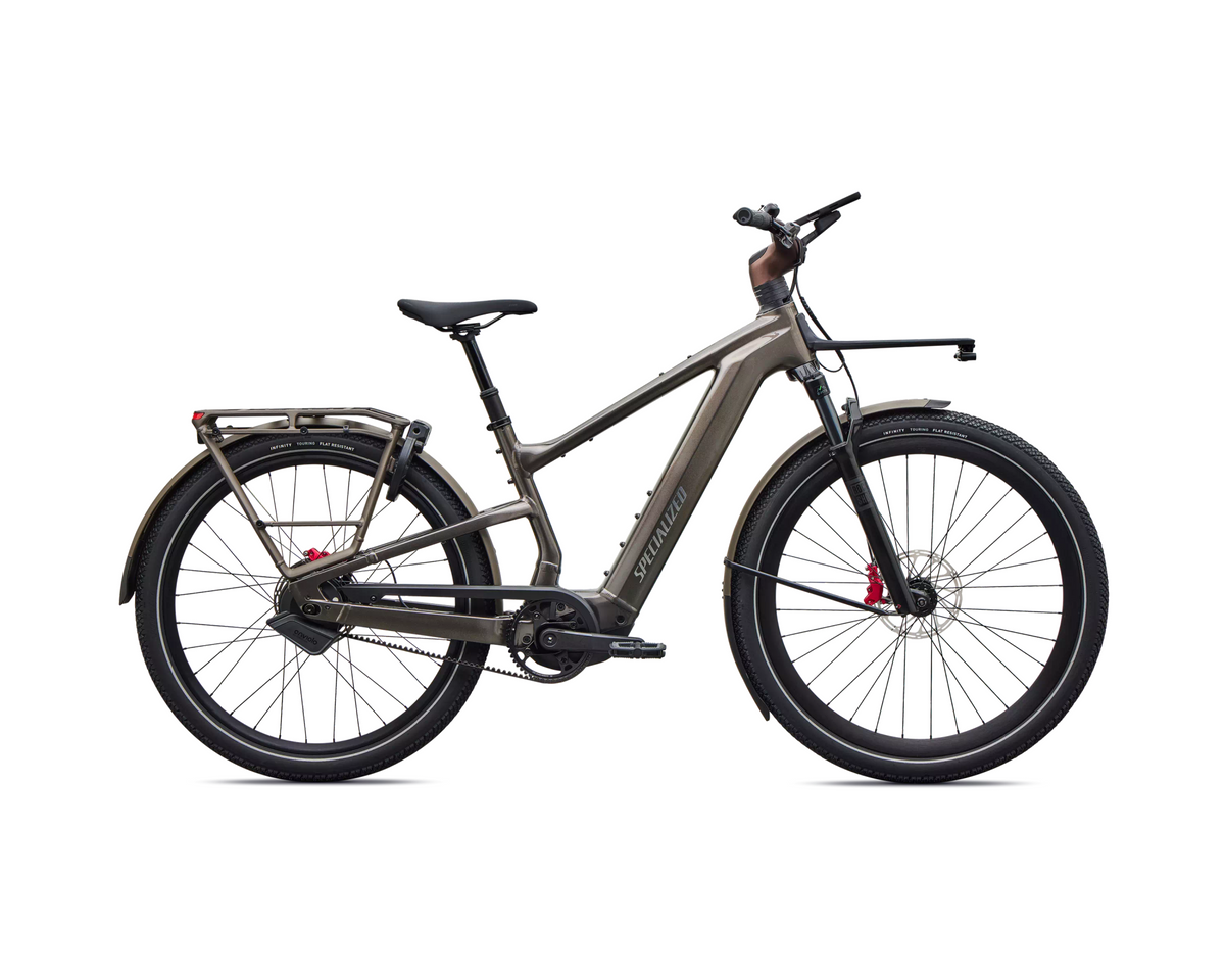 Specialized Turbo Vado 3 6.0 IGH 2027 - Gloss Warm Smoke Metallic / Satin Brushed Chrome – Seitenansicht