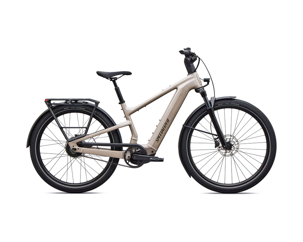 Specialized Turbo Vado 3 4.0 IGH 2027 - Gloss Sandstone Metallic / Warm Smoke Metallic – Seitenansicht
