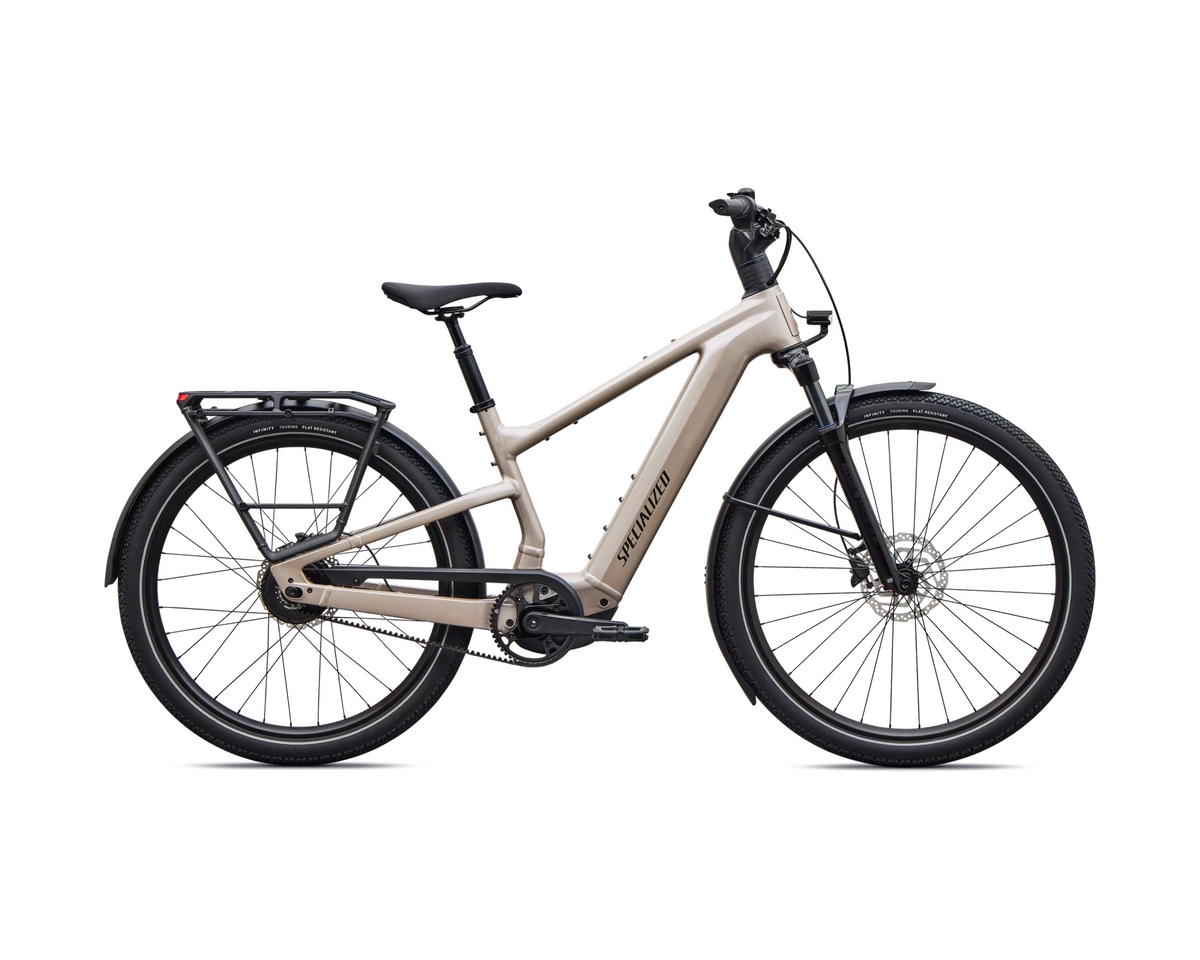 Specialized Turbo Vado 3 4.0 IGH 2027 - Gloss Sandstone Metallic / Warm Smoke Metallic – Seitenansicht