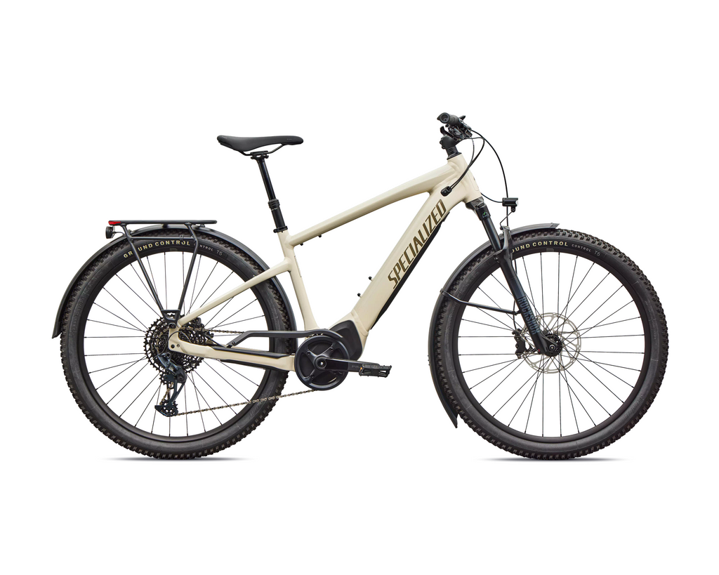 Specialized Turbo Tero 5.0 EQ 2026 - Gloss White Mountains / Gun Metal – Seitenansicht