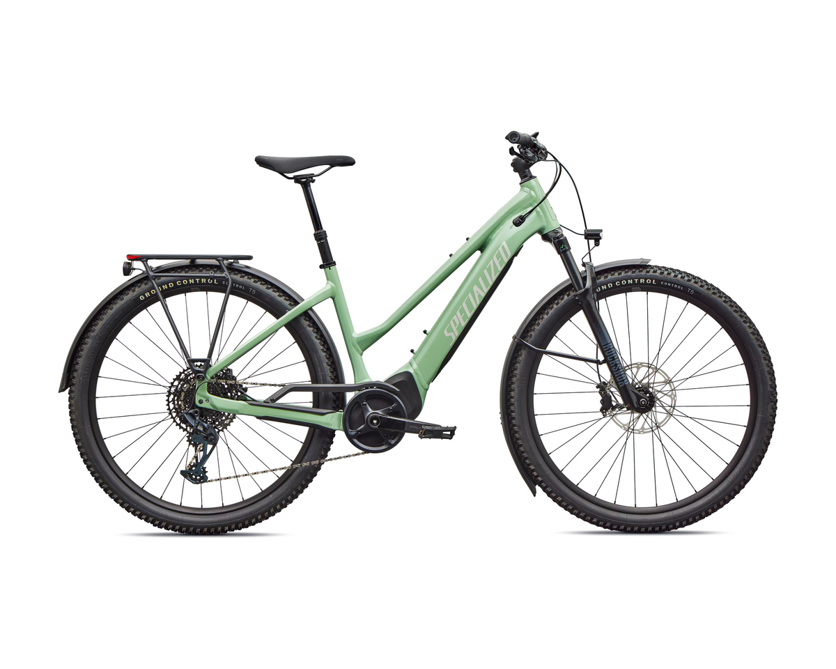Specialized Turbo Tero 5.0 EQ Step-Through 2026 - Gloss Pistachio / Dolomite – Seitenansicht
