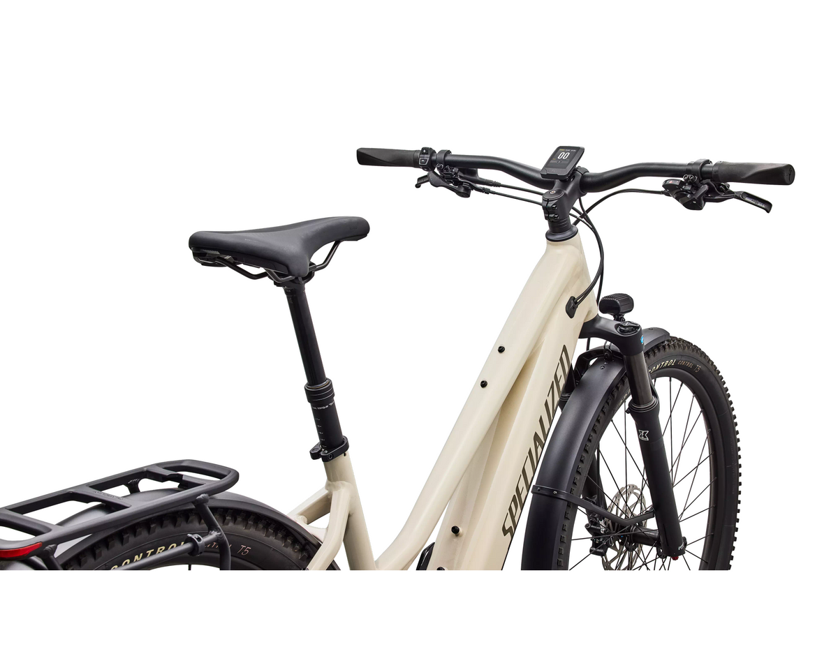 Specialized Turbo Tero 4.0 Step-Through EQ 2026 - Gloss White Mountains / Gunmetal – Herstelleransicht 4