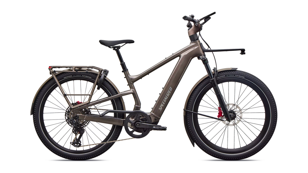 Specialized Turbo Vado 3 EVO 6.0 – Gloss Warm Smoke Metallic / Satin Brushed Chrome – Seitenansicht