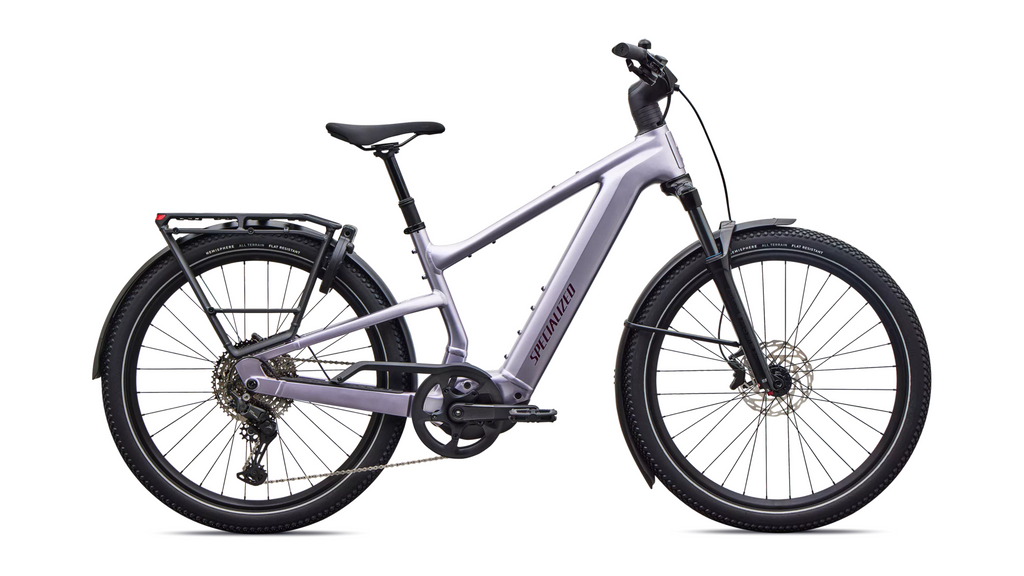 Specialized Turbo Vado 3 EVO 5.0 – Gloss Amethyst Frost Metallic / Bordeaux Metallic – Seitenansicht