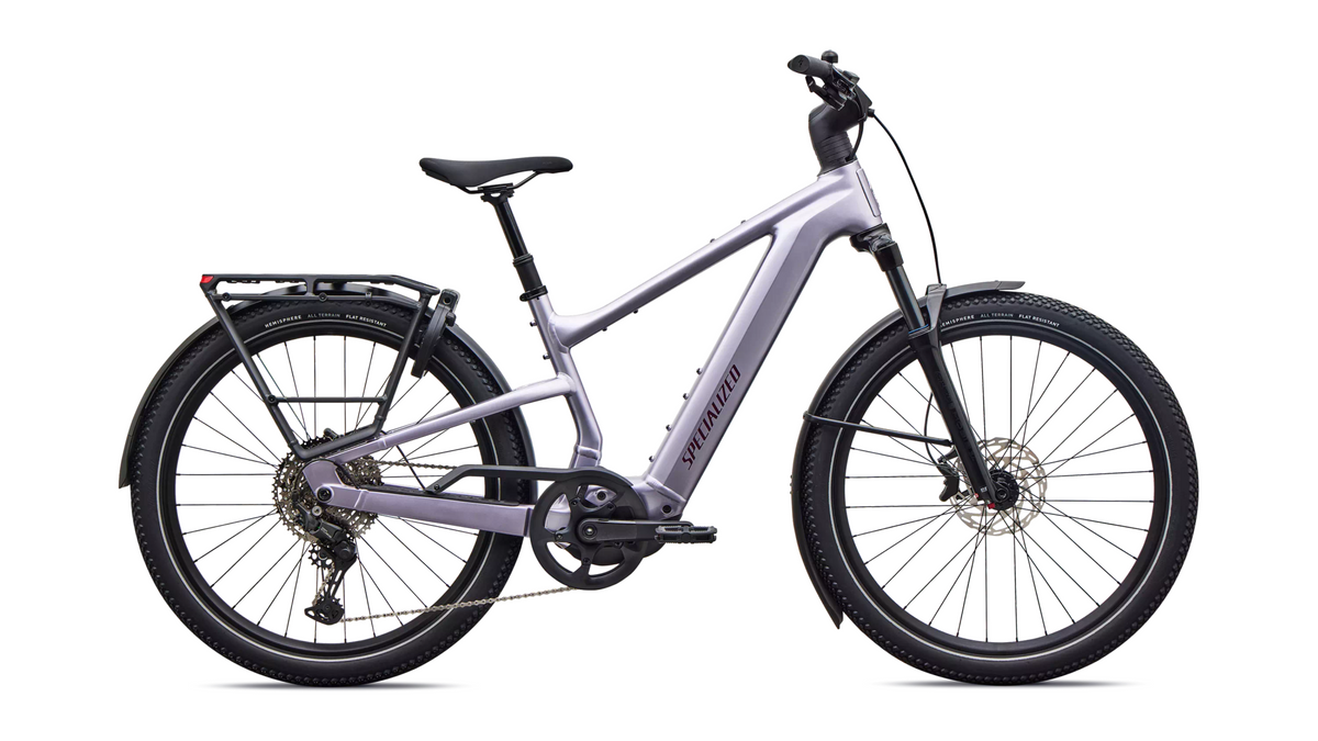 Specialized Turbo Vado 3 EVO 5.0 – Gloss Amethyst Frost Metallic / Bordeaux Metallic – Seitenansicht