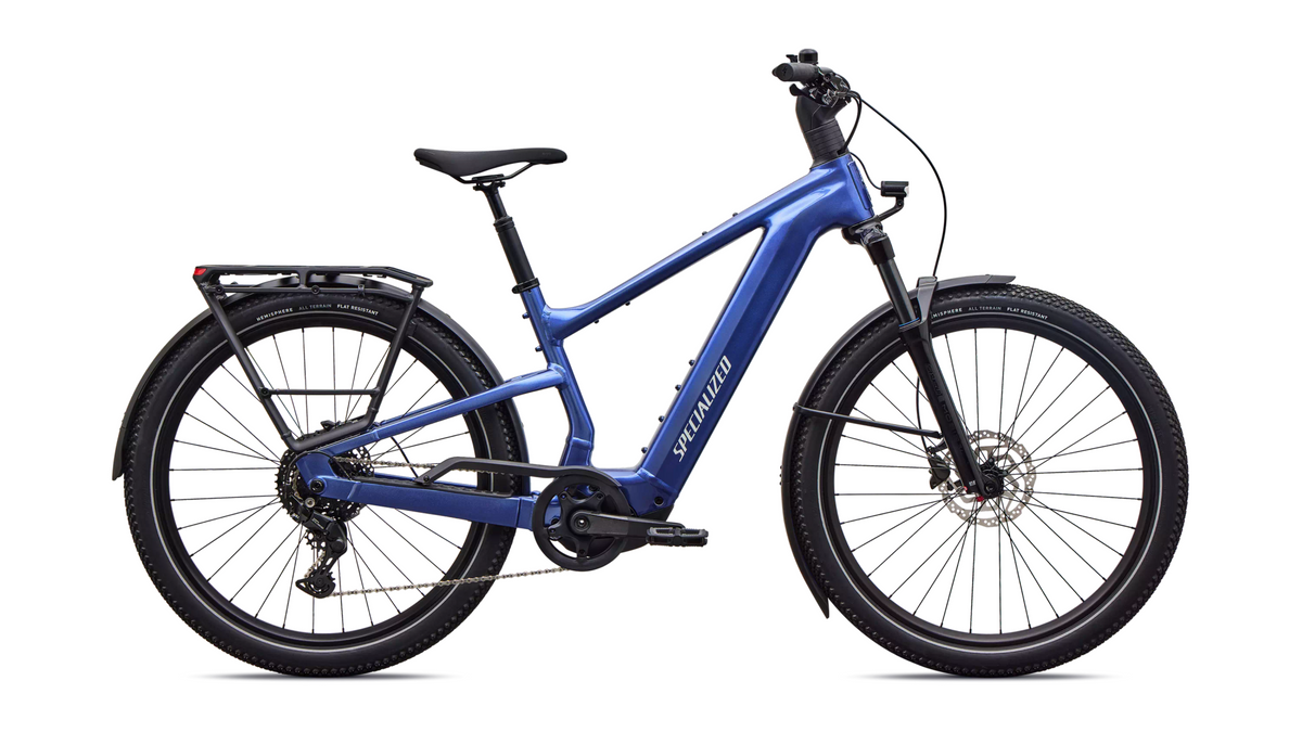 Specialized Turbo Vado 3 EVO 4.0 – Gloss Pacific Blue / Dune White – Seitenansicht