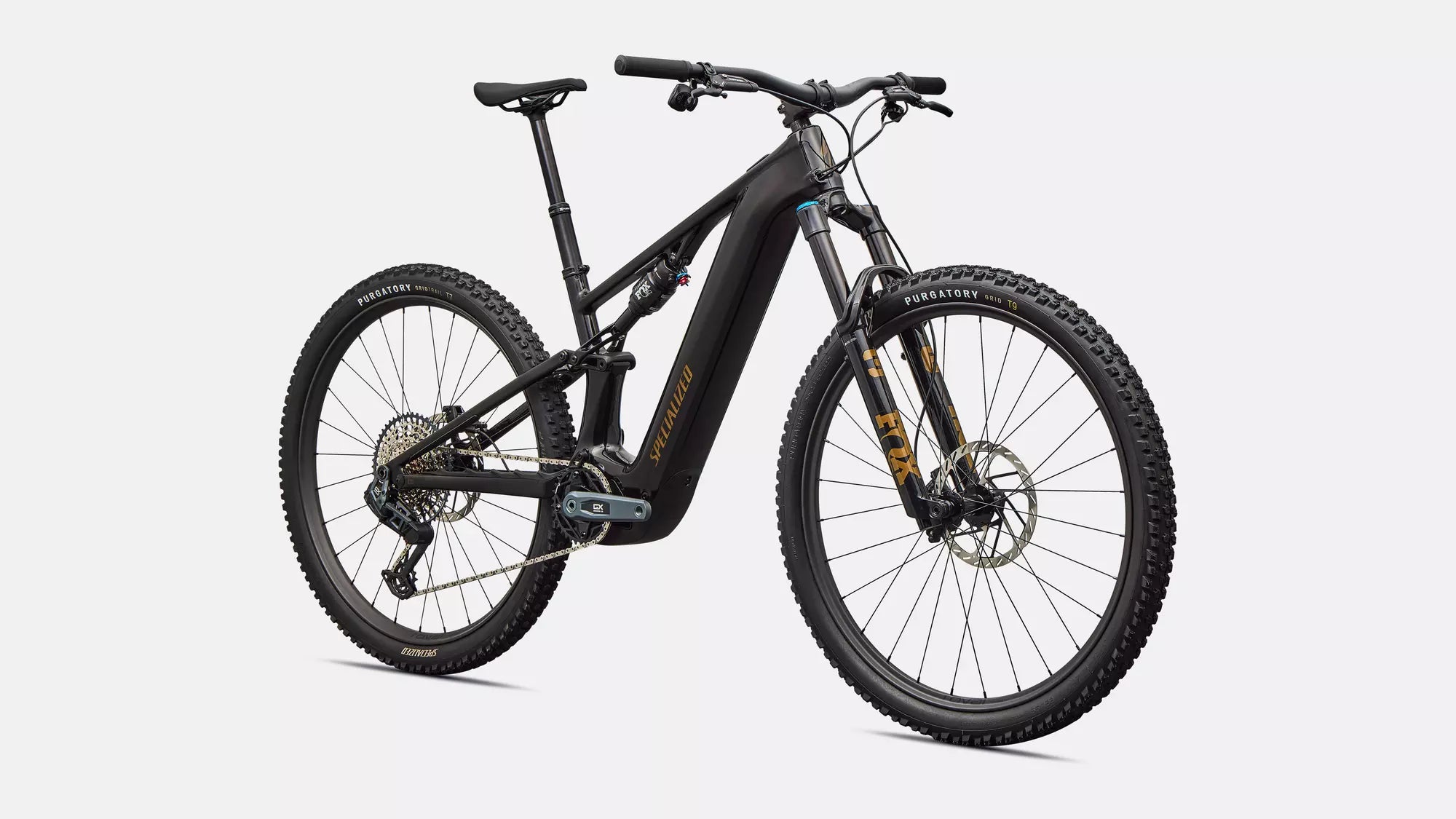 Specialized Turbo Levo R Expert 2026 - Gloss Carbon / Burnt Gold Metallic – Ansicht 2