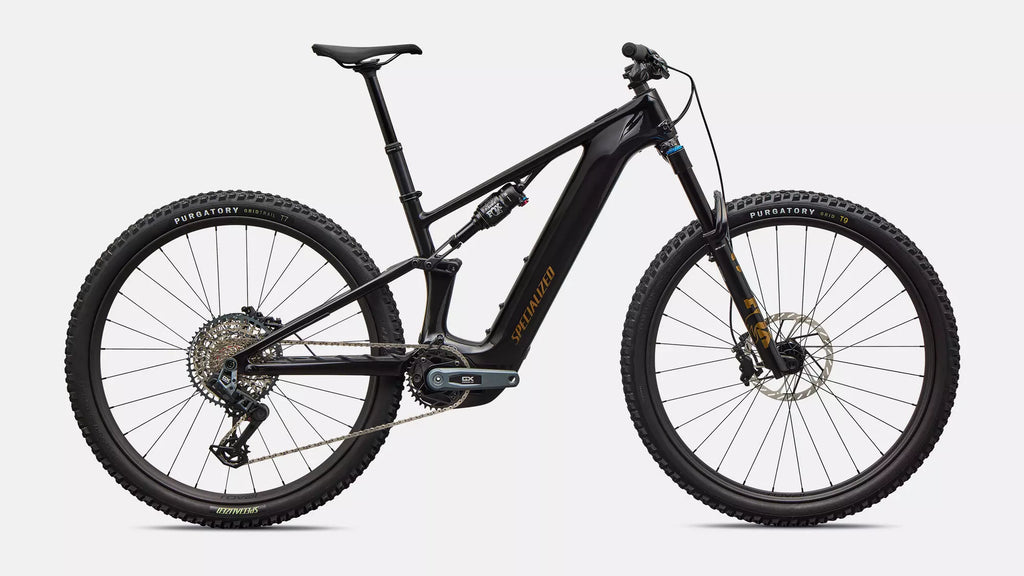 Specialized Turbo Levo R Expert 2026 - Gloss Carbon / Burnt Gold Metallic – Ansicht 1