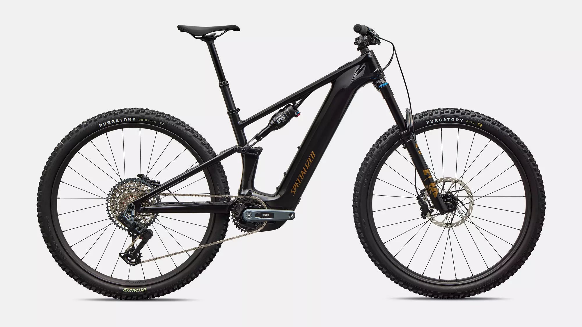 Specialized Turbo Levo R Expert 2026 - Gloss Carbon / Burnt Gold Metallic – Ansicht 1