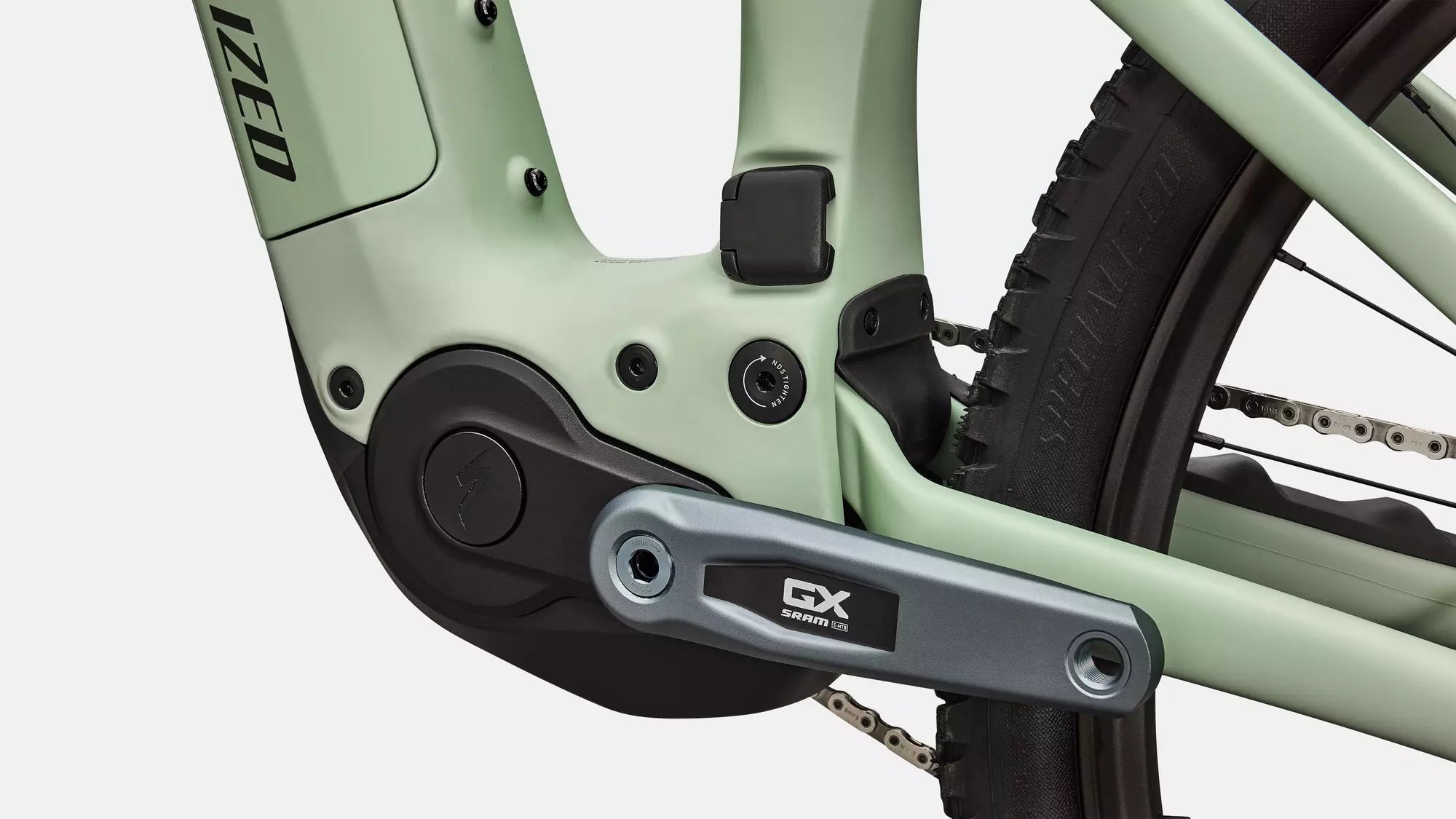 Specialized Turbo Levo R Expert 2026 - Satin Pistachio / Dark Moss Green – Ansicht 7