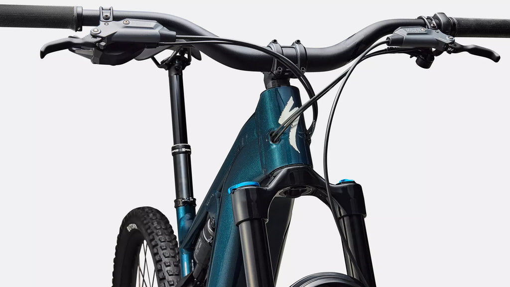 Specialized Turbo Levo 4 Comp Alloy 2026 - Gloss Deep Lake Metallic / Dune White – Detailansicht 5