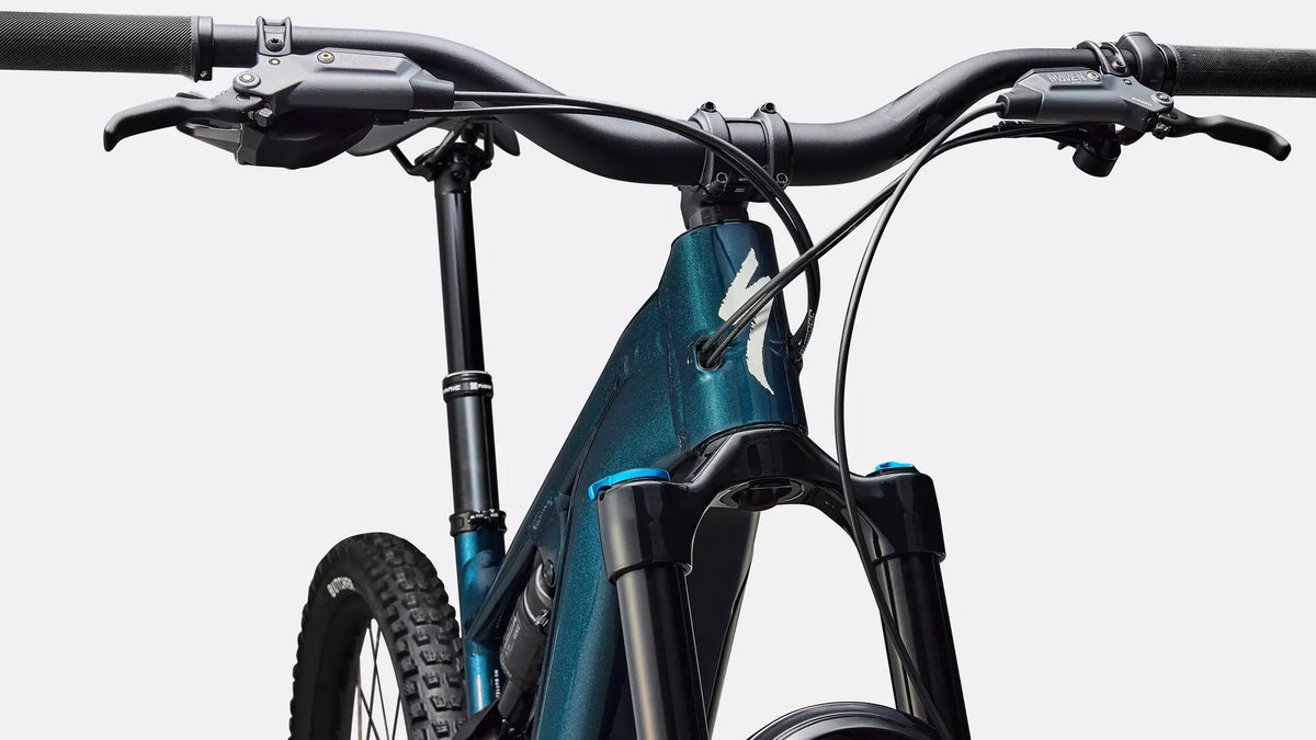 Specialized Turbo Levo 4 Comp Alloy 2026 - Gloss Deep Lake Metallic / Dune White – Detailansicht 5