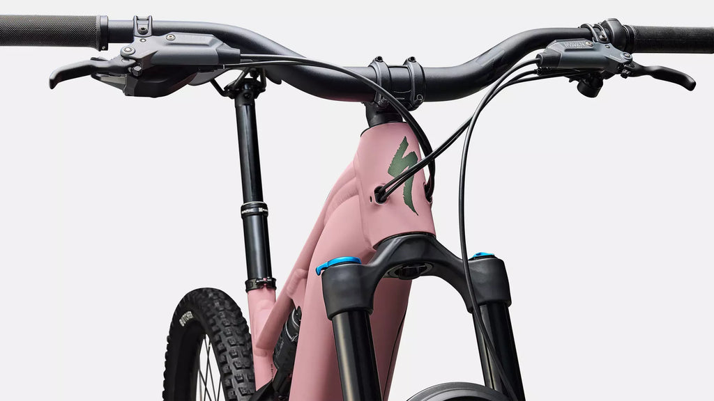 Specialized Turbo Levo 4 Comp Alloy 2026 - Satin Dusky Pink / Cypress Metallic – Detailansicht 5